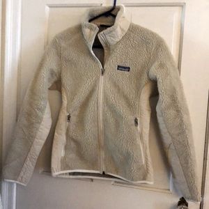 Cream Patagonia wooley fleece